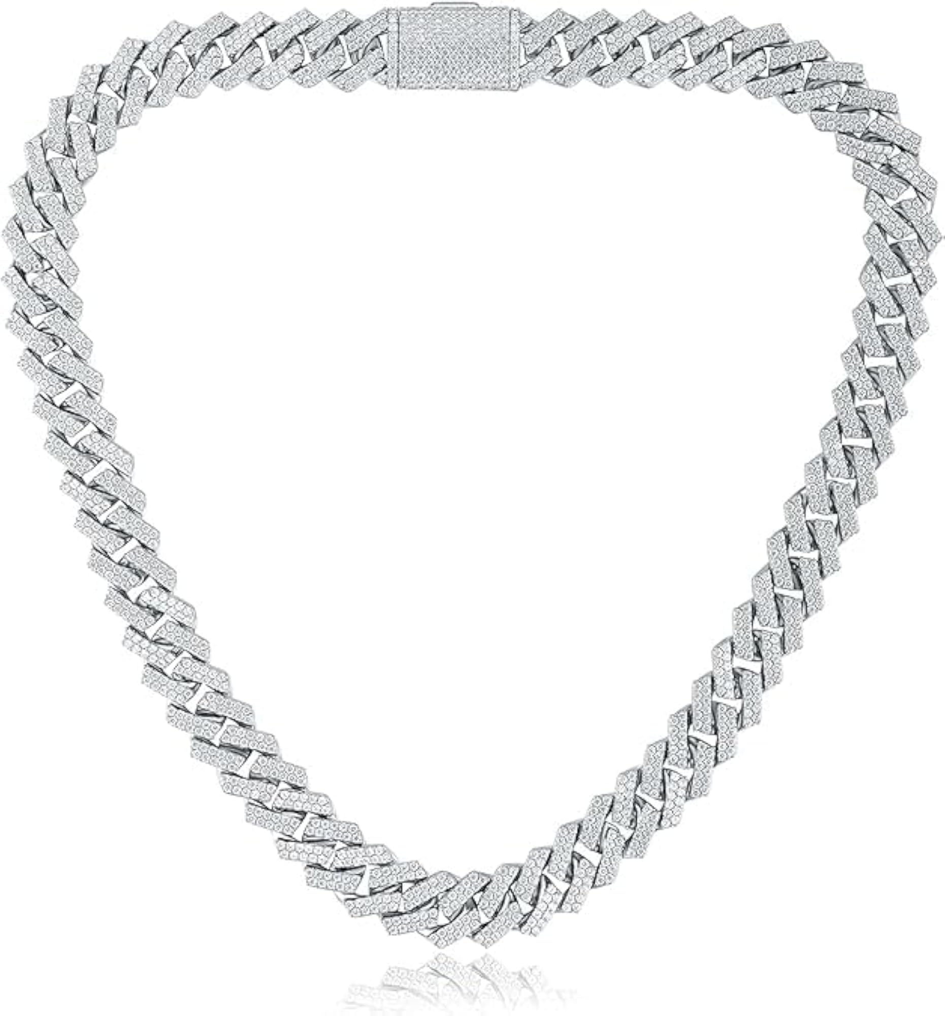 Stylish Mc Stan Cuban Link Necklace with Iced Zirconia